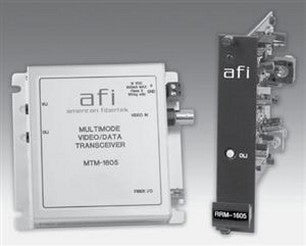American Fibertek RRM-1605 Video/" Up the Coax" Rack Card RX MM