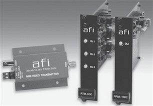 American Fibertek RRM-30C 3-Channel FM Video Rack Card RX 3 Fiber MM