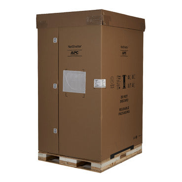 APC AR3100SP | NetShelter SX, Server Rack Enclosure, 42U, Shock Packaging, 2000 lbs, Black, 1991H x 600W x 1070D mm