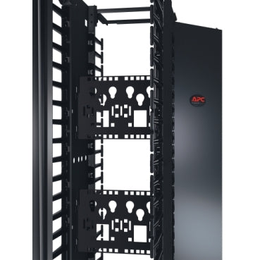 APC AR8682 | Net Shelter Cable Management, Connector Accessory Bracket, For 10" Wide Double-Sided Vertical Cable Manager, Set Of 2