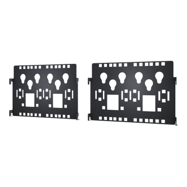 APC AR8682 | Net Shelter Cable Management, Connector Accessory Bracket, For 10" Wide Double-Sided Vertical Cable Manager, Set Of 2