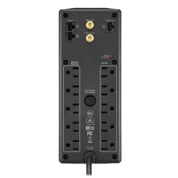 APC BX1350M | Back-UPS 1350, Compact Tower, 1350VA, 120V, AVR, LCD, 10 NEMA Outlets (5 Surge)