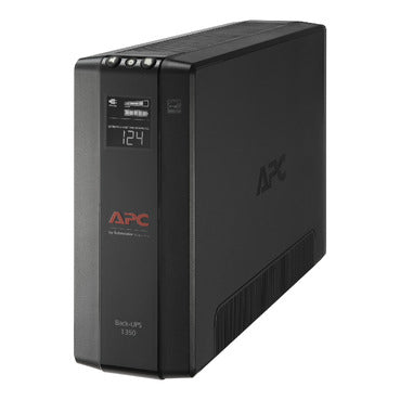 APC BX1350M | Back-UPS 1350, Compact Tower, 1350VA, 120V, AVR, LCD, 10 NEMA Outlets (5 Surge)