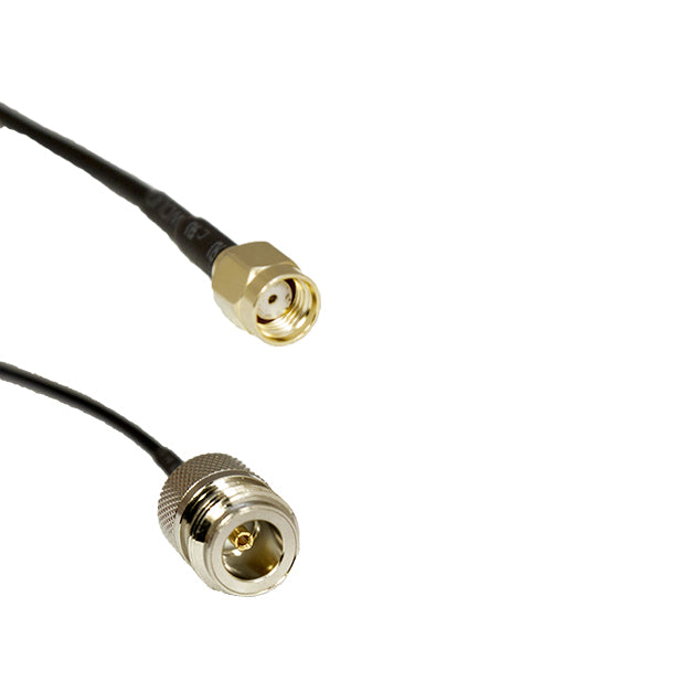 Acceltex Solutions ATS-100-NJ-RPSMAP-18IN | 18 Inch 100 Series N-Style Jack to RPSMA Plug Cable Assembly
