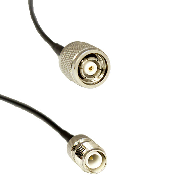 Acceltex Solutions ATS-100-RPTNCJ-RPTNCP-18IN | 18 Inch 100 Series RPTNC Jack to RPTNC Plug Cable Assembly