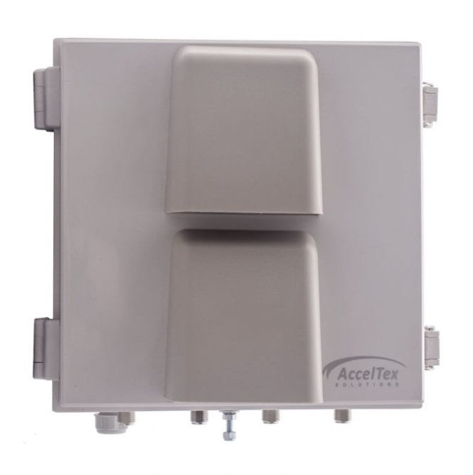 Acceltex Solutions ATS-12126-S-L-4N-CG-POE-HC | 12" x 12" x 6" Heated & Cooled PoE Enclosure