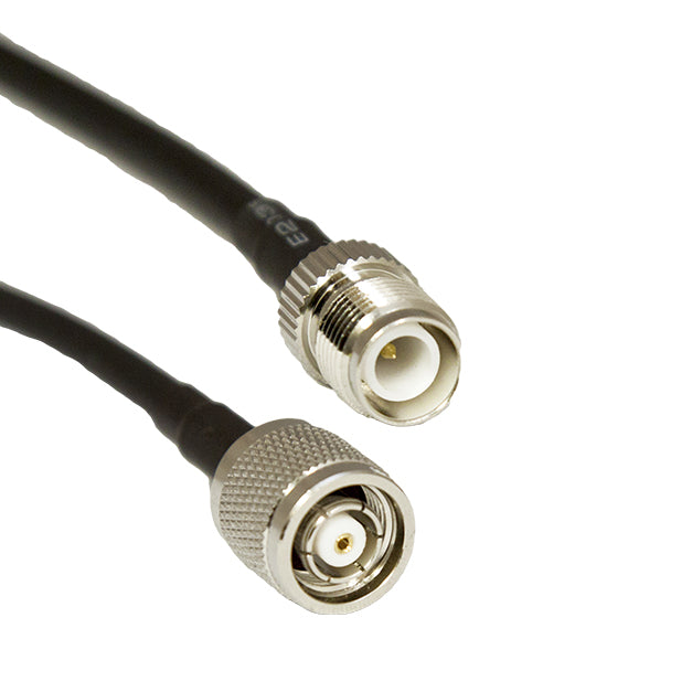 Acceltex Solutions ATS-195-RPTNCJ-RPTNCP-5FT | 5 Feet 195 Series RPTNC Jack to RPTNC Plug Cable Assembly