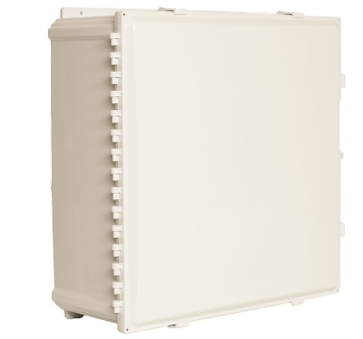Acceltex Solutions ATS-242410P-C-K-NC | 24" x 24" x 10" Non-configured Polycarbonate Enclosure with Clear Door, Key Lock