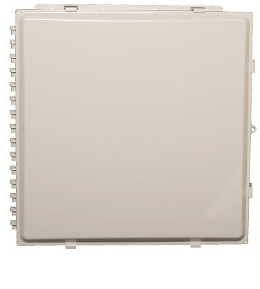 Acceltex Solutions ATS-242410P-C-L-NC | 24" x 24" x 10" Non-configured Polycarbonate Enclosure with Clear Door, Latch Lock