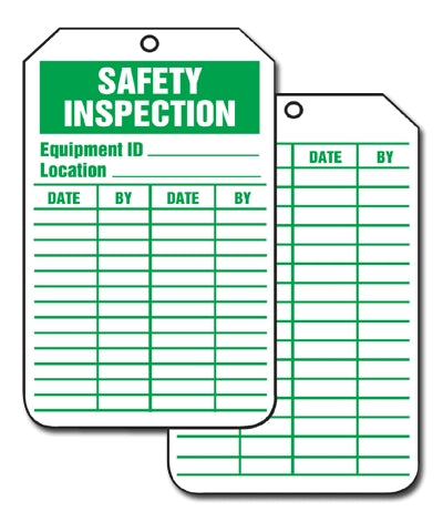 Accuform Signs TRS315CTP | Safety Inspection Equipment IDocation Date By, Green & White