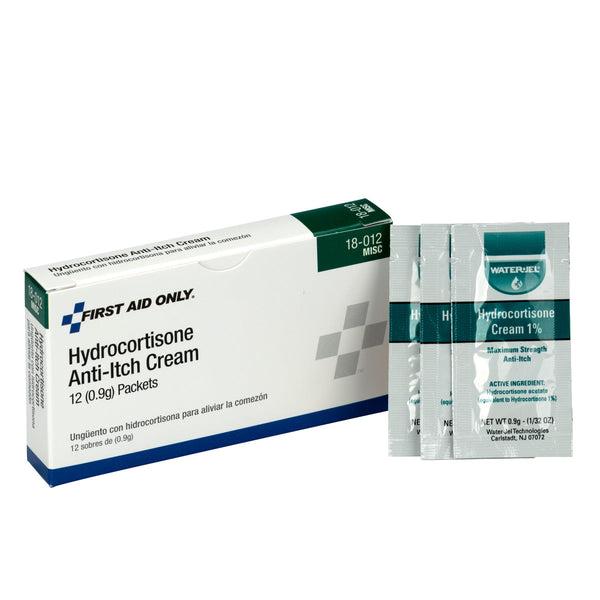 Acme United Corporation 18-012 | Hydrocortison Cream, 12 Packets/Box