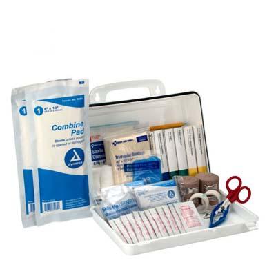 Acme United Corporation 5217 | Loggers First Aid Kit, Plastic Box, 25 Person Kit