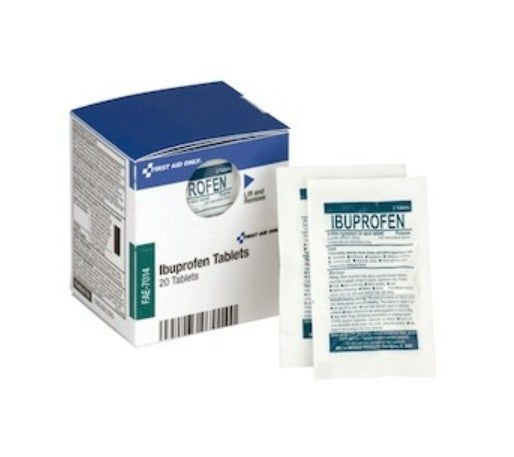 Acme United Corporation FAE-7014 | SmartCompliance First Aid Kit Refill, Ibuprofen 2-Packs, 10/Pkg