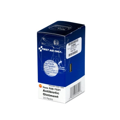 Acme United Corporation FAE-7021 | SmartCompliance First Aid Kit Refill, Antibiotic Ointment Packets, 10/Pkg