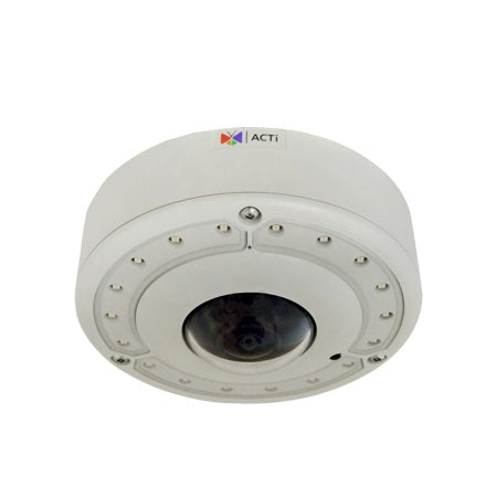 ACTi B76A | 12 Megapixel Outdoor Hemispheric Dome Camera with Day/Night, Adaptive IR, Extreme WDR, SLLS, 1.65 Fixed Lens
