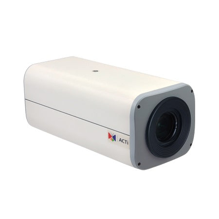 ACTi E210 | 10 Megapixel Box Camera with Day/Night, Basic WDR, 4.3x Zoom Lens