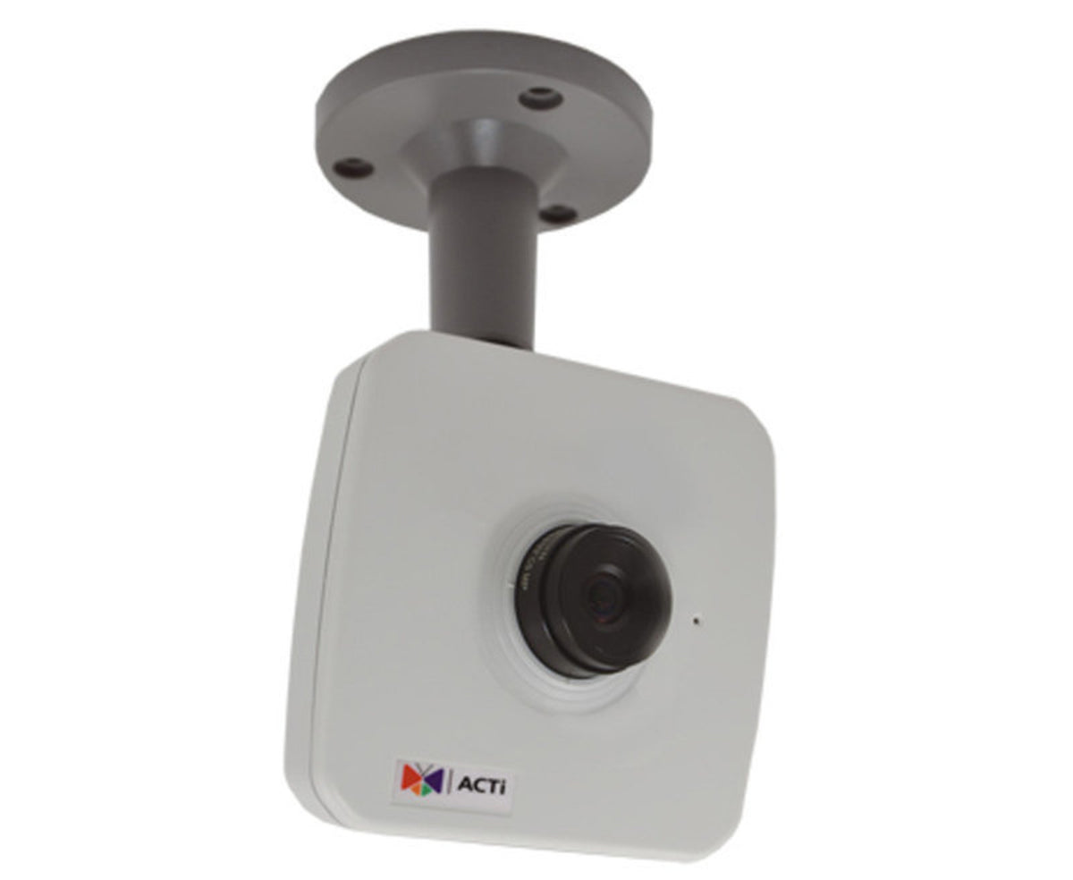 ACTi E13A | 5 Megapixel Indoor Cube Camera with Basic WDR, 2.8mm Lens