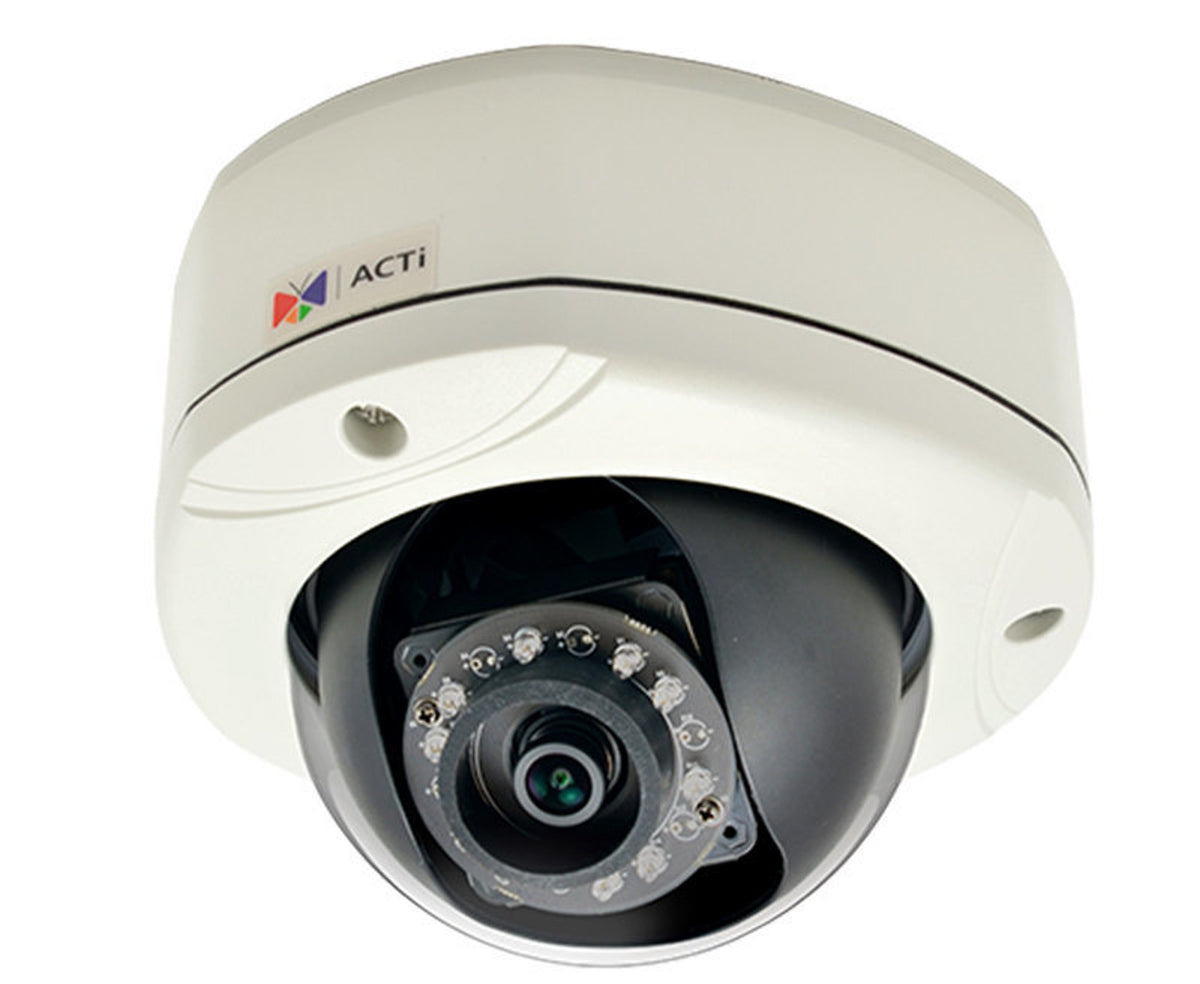 ACTi E76 | 2 Megapixel Outdoor Dome Camera with Day/Night, Adaptive IR, Basic WDR, SLLS, 3.6mm Lens`