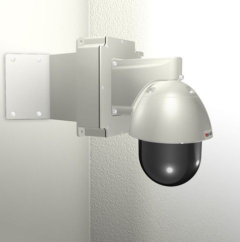 ACTi SMAX-0227 | Corner Mount with Junction Box and PTZ Wall Mount for I93~I96 (PMAX-0402 + PMAX-0702 + PMAX-0312)