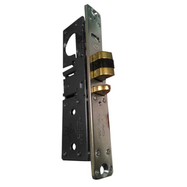 Adams Rite Manufacturing 4512-36-201-335 | Standard Deadlatch with Bevel Faceplate and Strike in Black