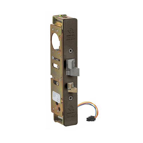 Adams Rite Manufacturing 4300-30-202-313 | Steel Hawk Latch Electrified Lock for Radius Mortised Strike in Dark Bronze