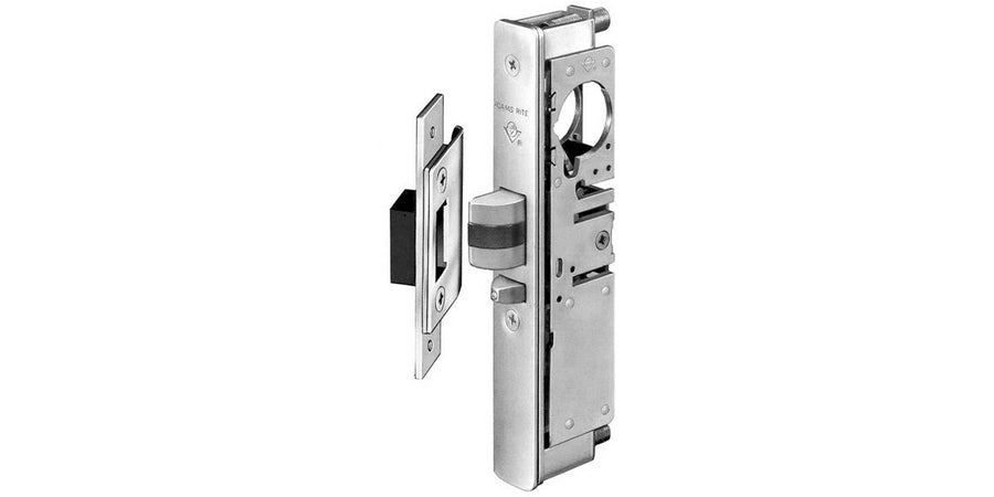 Adams Rite Manufacturing 4510-36-628-MC | Deadlatch, ANSI Grade 1, Mortise Lock Entry Function Without Deadbolt, Clear Anodized, Boxed