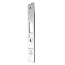Adams Rite Manufacturing 24-0017-0220-313 | Door Deadlatch Faceplate, Flat, Dark Bronze Anodized, for 4500 Series Deadlatch