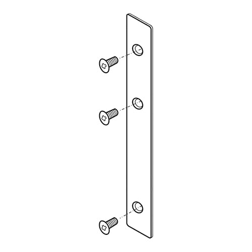 Adams Rite Manufacturing 24-0168-01-628 | Aluminum Door Lock Parts and Accessories Satin Aluminum Clear Anodized