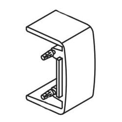 Adams Rite Manufacturing 25-0471-IP | Exit Device End Cap, Hinge for 8000 Series Exit Device