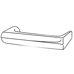 Adams Rite Manufacturing 3080E03-0-3U-50-32D | Exit Device Entry Trim, Electrified, Fail Secure, 24 Volt Dc, Square Handle, Universal Kit, Satin Stainless