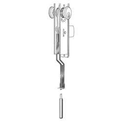 Adams Rite Manufacturing 4016-20-01 | Door Deadlock Header Bolt, 31/32 Inch Lock Backset, 7 Feet Door, for Ms Series Deadlock