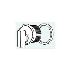 Adams Rite Manufacturing 4066-01-130 | Door Lock Thumb Turn, 1/4 Thickness, Satin Aluminum, for Ms Lock, 4900 Series Deadlatch