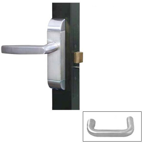 Adams Rite Manufacturing 4600-02-612-32D | Aluminum Door Trim Satin Stainless Steel