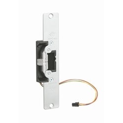 Adams Rite Manufacturing 7410-628 | Ultra line Electric Strike for Wood Jambs, Satin Aluminium Clear Anodized