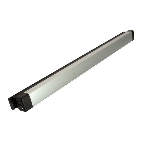Adams Rite Manufacturing 8801EL36-24 | 36" Narrow Stile Rim Exit Device with Electric Latch Retraction 24V Aluminium Finish