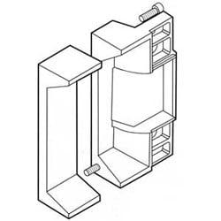 Adams Rite Manufacturing 91-0171-07-IP | Door Electric Strike Lip Extension Kit, 2.25", for 7100 Series Electric Strike