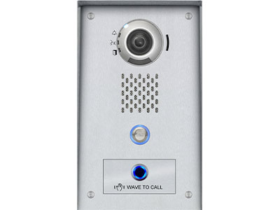 Aiphone Systems IX-DVF-HW | IP Video Door Station with Hand Wave Call Sensor and Surface Mount Box
