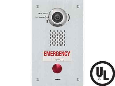 Aiphone IX-DVF-RA Ip Video Emergency Station, Sip Compatible, Ada Compliant, 1 Call Button