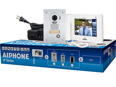 Aiphone JPS-4AEDF 7 Touchscreen Flush Video Intercom Set (jp-dvf, Jp-4med, Ps-2420ul)