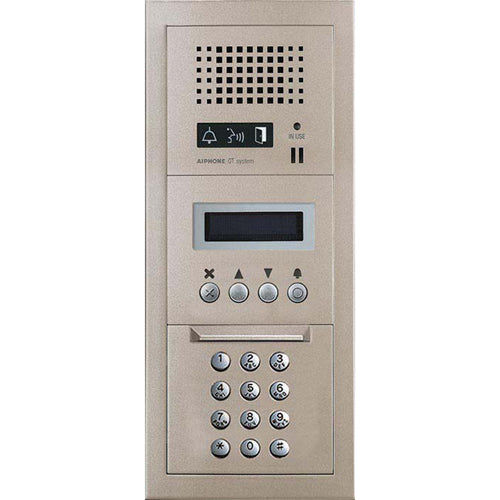 Aiphone GT-103HB 3-Module Hooded Surface-Mount Box for GT Entrance Panels, 1 Hor