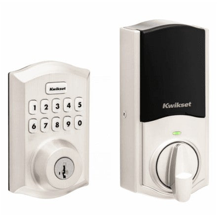 Alarm.Com 98930-001 | Home Connect 620 Keypad Connected Smart Lock, Satin Nickel