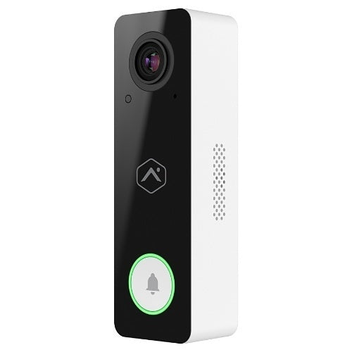 Alarm.Com ADC-VDB750-S | Design Studio Series 2MP WiFi Video Doorbell Camera, Silver Finish