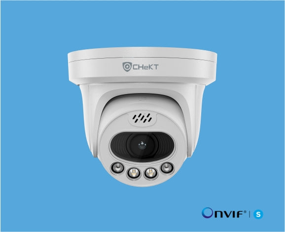Alarm.Com CKIPC4MPT-12VDI | CHeKT 4 MP IP Turret Camera with IR Lens