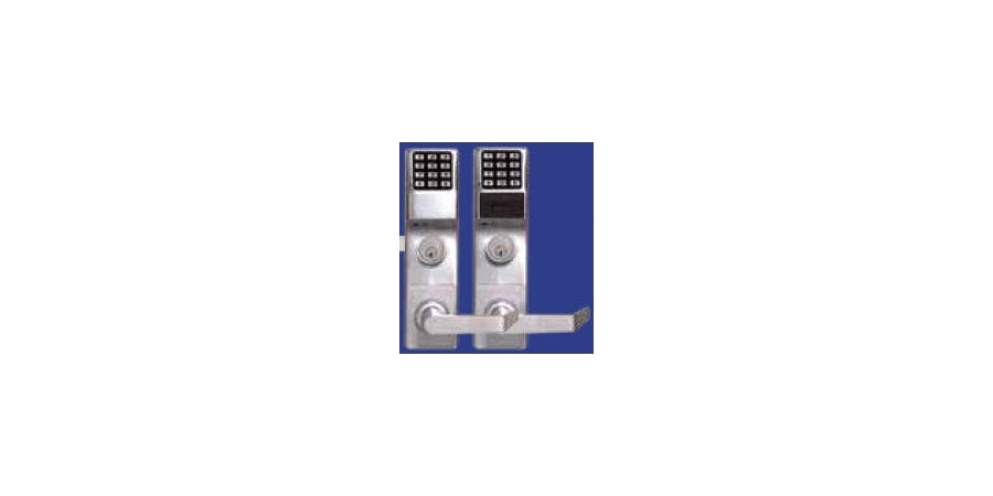 Alarm Lock ETPDLS1G/26DV99 | Digital Door Lock Exit Device Trim, Wide Stile and Solid Door Stile, US26D Satin Chrome