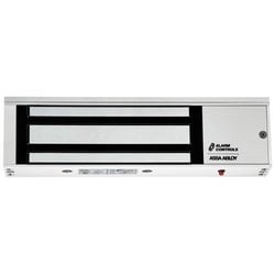 Alarm Controls 1200LB | Alarm Control Magnetic Lock, Single, 12/24 Vdc, 1200 Lb Load, Clear Anodized, Includes Status Led, Bond/Door Status Sensor
