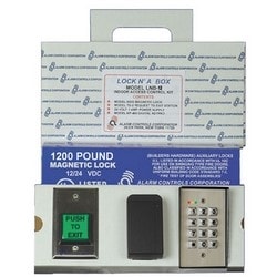 Alarm Controls LNB-12 | 1200 Lbs Lock In A Box With Digital Keypad, Power Supply And Ts-2