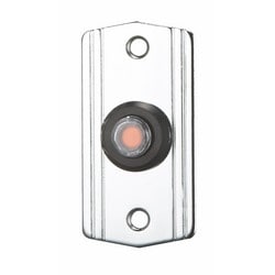 Alarm Controls MP-44 | Fa-200 Indicating Shunt Switch, Chrome Plated Brass Mini-Plate