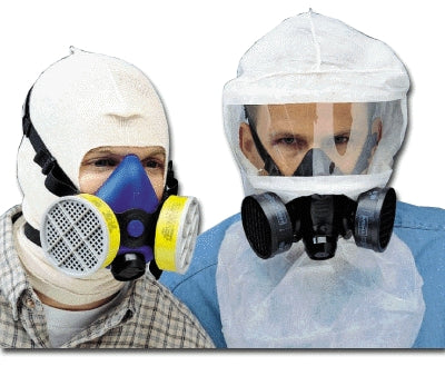Allegro Safety 1410-12 | Spray Sock, Cotton, White, For Use with Half-Mask Respirator, 12 Socks/Pkg.