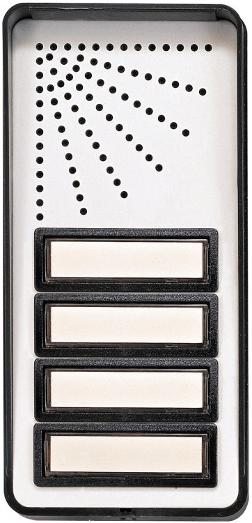 Alpha Communications ES04S | 4 Button Economy Door Panel - Surface