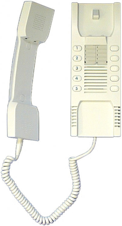 Alpha Communications HT2006/5WH | 5 Call Wall Handset - Buzz - White